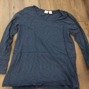 Long sleeve, Blue, Flowey T-shirt